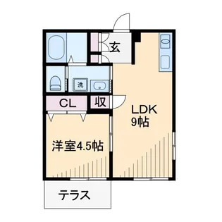 ノーブルハイム【1階】の間取り
