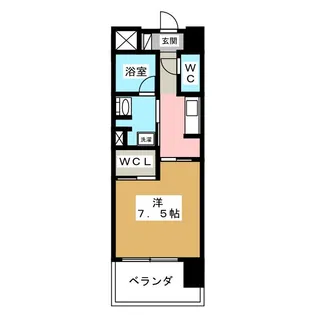 My Fair 尾頭橋【4階】の間取り