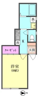 Bellvue【2階】の間取り
