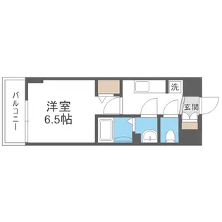 CITY LUX NAMBA SOUTH【2階】の間取り