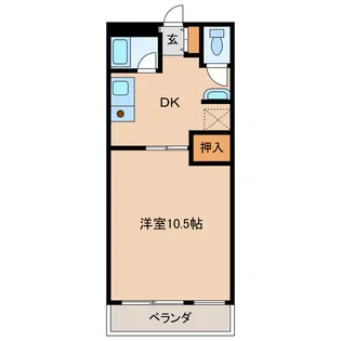 セゾン青島【2階】の間取り