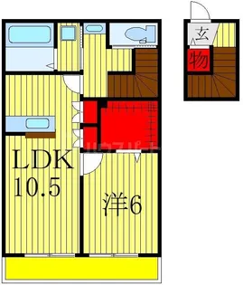 ソシア南柏II【2階】の間取り