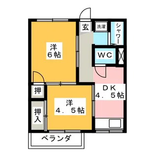 一光静里ビル【4階】の間取り