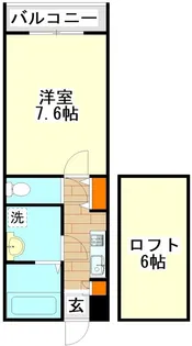 ブライトヒル九工大前【2階】の間取り