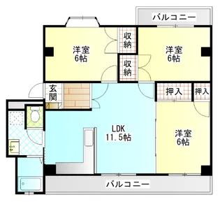 アクティーI【2階】の間取り