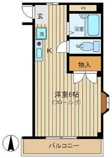 コーポイズミ【1階】の間取り