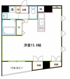 キーパーク【4階】の間取り