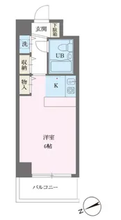 ジュネパレス松戸第94【3階】の間取り