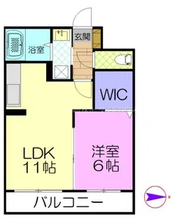 ムゲンハイツ下戸祭【2階】の間取り