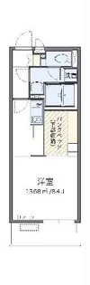 ミランダキャッスル【3階】の間取り