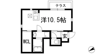 マ・メゾン川西【1階】の間取り