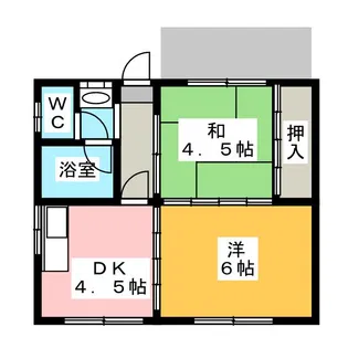 加藤アパート【1階】の間取り
