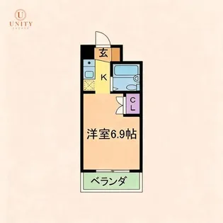 ピボットヴァンベール【4階】の間取り