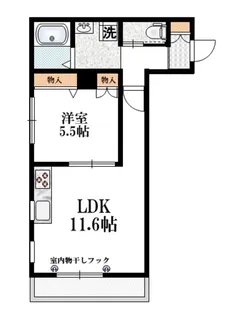 White Libra【2階】の間取り