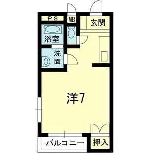 ヴィラコスモス【5階】の間取り