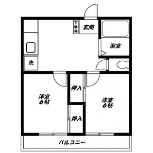 ロッキー鷺沼【3階】の間取り