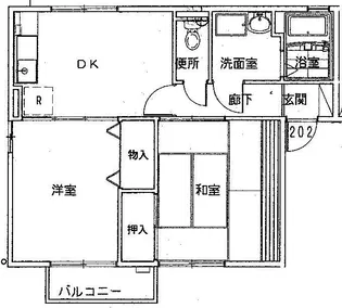 ラポール21【1階】の間取り