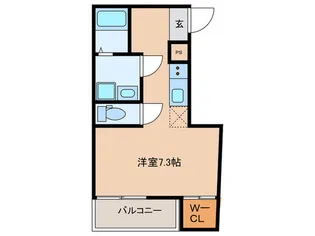 MOVE石橋阪大前NORTH【2階】の間取り