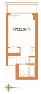 番町ロイヤルコート【8階】の間取り