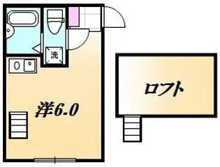 プラージュ鶴間【2階】の間取り