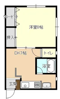 ハイツもあ【1階】の間取り