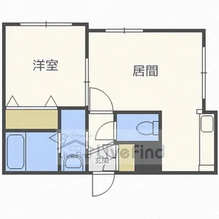 グランディール 月寒 2-6【2階】の間取り