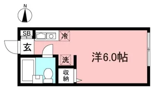 アップルハウス【1階】の間取り