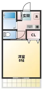 きよすみハイツ【1階】の間取り