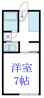 ビューハイム【1階】の間取り