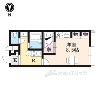 レオパレスシャルマンゾーン照杉【2階】の間取り