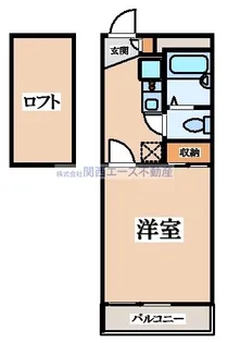 レオパレス永和【1階】の間取り