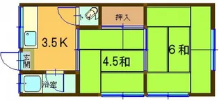 大上荘【2階】の間取り