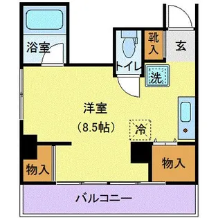 片平ブラボン【3階】の間取り