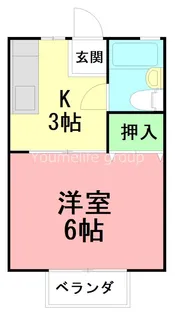 コーポサンライズ【2階】の間取り