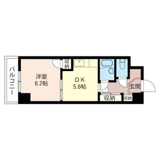NAKAMICHI MANSION【5階】の間取り