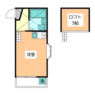 サンハイツ徳丸【2階】の間取り