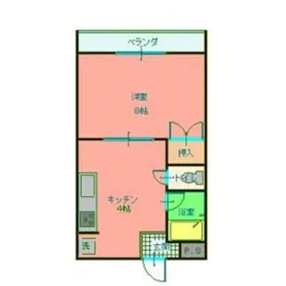 セーラム【3階】の間取り