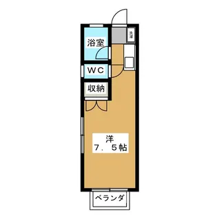 ヒルズストーン【1階】の間取り