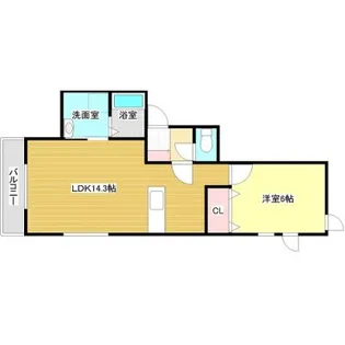 Chouette Plume【2階】の間取り