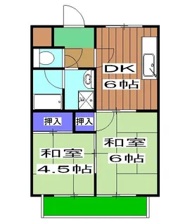 レジデンスヤマテ【3階】の間取り