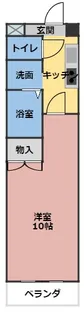 江戸橋利平治マンション【3階】の間取り