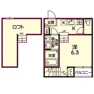 ステラ熊本northIV【1階】の間取り