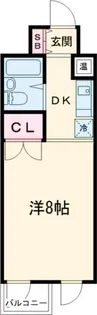 富士見マンション【2階】の間取り