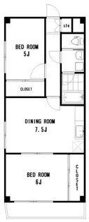 LA MAISON BLANCHE【1階】の間取り