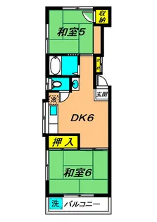 ハウス永山I【2階】の間取り