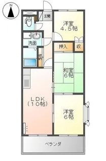マーヴェラス・パレス2【3階】の間取り