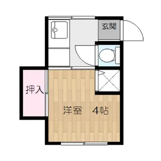 神田荘【1階】の間取り