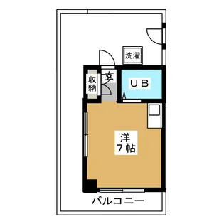 ベルメゾン弘明寺【4階】の間取り