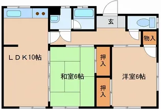 エスポワール那須【1階】の間取り