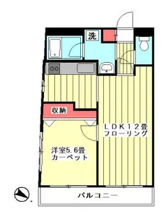 レスペデーザコート【2階】の間取り